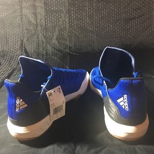 adidas Men's Icon 4 Gum Metal Baseball Cleats